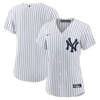womens nike white new york yankees home replica team jersey